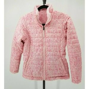 The North Face Fleece Jacket Girl's Pink Puffer